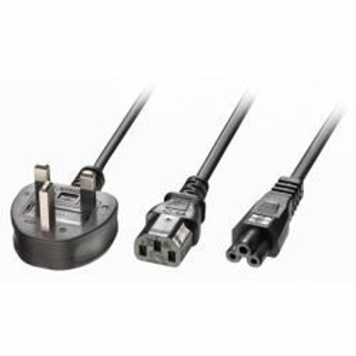 Lindy 2.5m Uk 3 Pin Plug To 1x C13