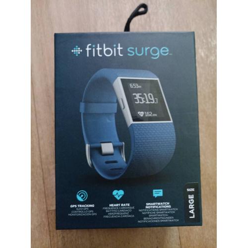 Montre Fitbit Surge Bleue Taille L