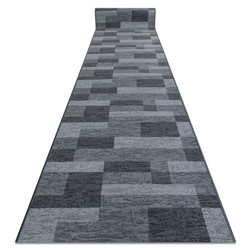 120x580 Cm Tapis De Couloir Antidérapant Icona Gris 120cm