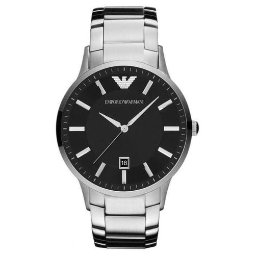 Emporio Armani - Montre Pour Homme En Acier Inoxydable Argentée - Ar11181