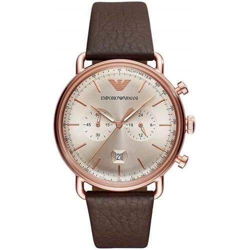 Emporio Armani Homme Analogique Quartz Montre Avec Bracelet En Cuir Ar11106 1993