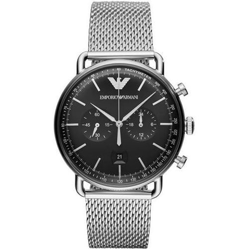 Emporio Armani Homme Analogique Quartz Montre Avec Bracelet En Acier Inoxydable Ar11104