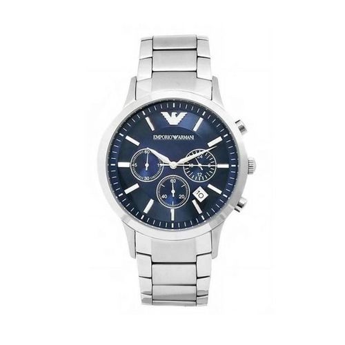 Emporio Armani Hommes Ar2448 Inoxydable- Argent Chronographe
