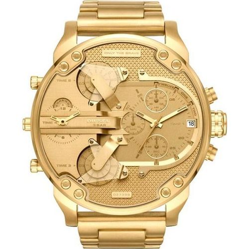 Diesel - Montre Pour Homme Acier Inoxydable Doré Chronographe - Dz7399 Daddy