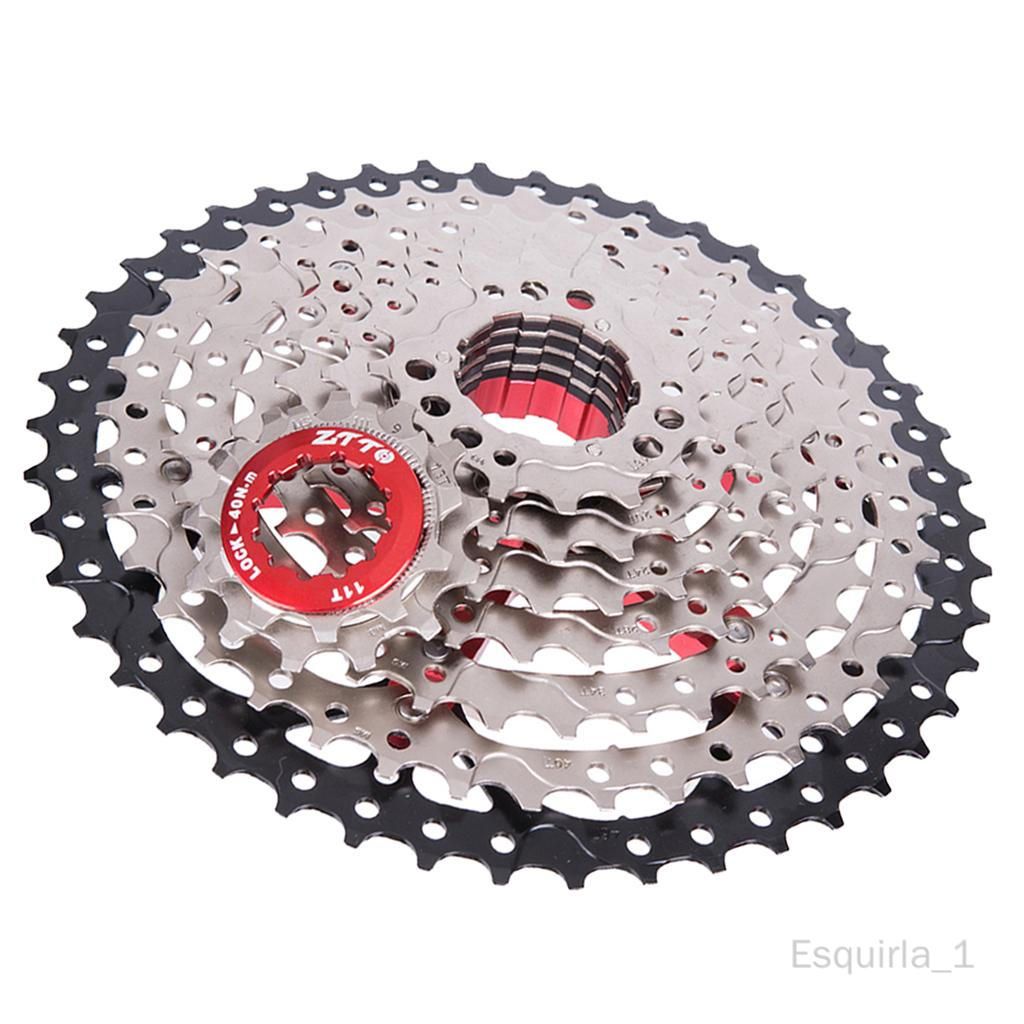 Pignon À Pour Cassette De Vélo Vtt 9 11-46t, Fini Chromé, Premium \U0026 Durable