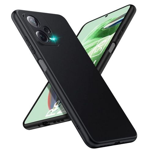 Coque Pour Xiaomi Poco X5 5g / Redmi Note 12 5g - Housse Etui Silicone Gel Fine + Film Ecran - Noir