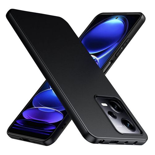 Coque Pour Xiaomi Poco X5 Pro 5g / Redmi Note 12 Pro 5g - Housse Etui Silicone Gel Fine + Film Ecran - Noir