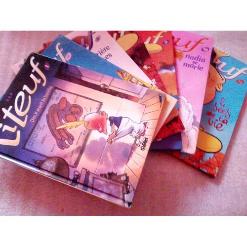 Lot De 7 Bd Titeuf Tome 1 - 4 - 5 - 8 - 9 - 10 Et 12 « Édition Glénat » De Zep