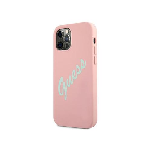 Coque Pour Apple Iphone 12 / 12 Pro Collection Silicone Vintage En Tpu Guessrose