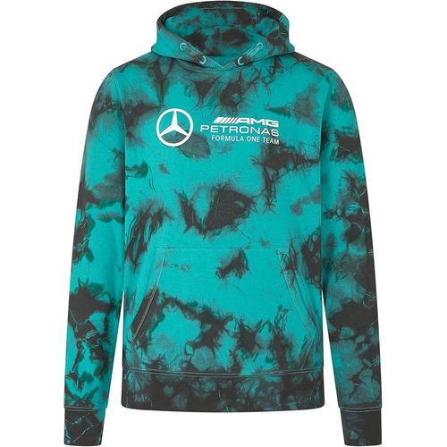 Mercedes Amg Petronas F1 Sweat À Capuche Tie-Dye Pour Homme
