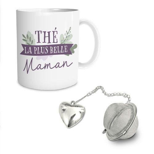Coffret Mug Boule À Thé Maman