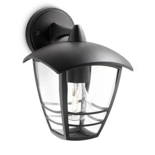 Lanterne Murale Extérieure - Philips - Creek - Aluminium - Noir