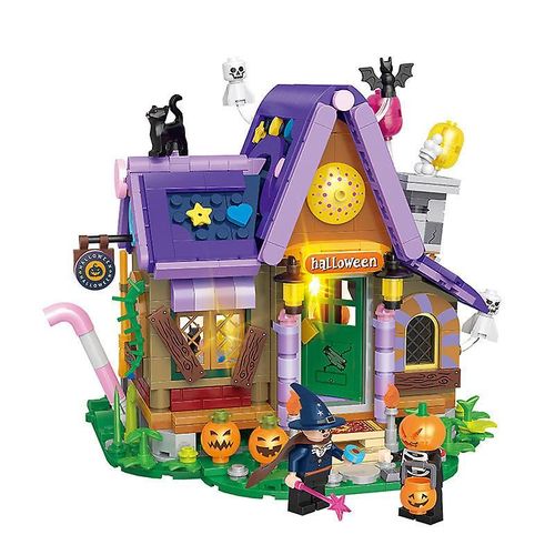 Cadeau De Noël Mini Jouet Blocs De Construction De Particules Mini Maison Douce Puzzle Blocs De Construction Enfants Cadeau