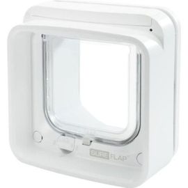 Sureflap Chatiere A Puce Électronique Connecté - Blanc - 142 Mm X 120 Mm (Livré Sans Le Hub)
