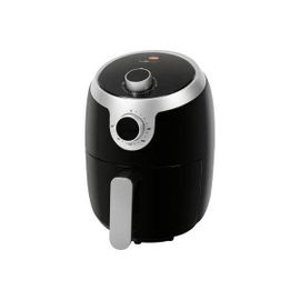 Friteuse à air chaud Clatronic FR 3769 H 1000 W Noir et argent