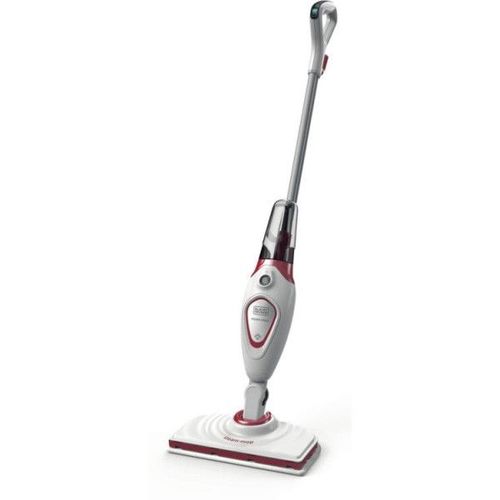 Black & Decker steam-mop BDS1616R - Nettoyeur à vapeur - balai - sans sac - blanc