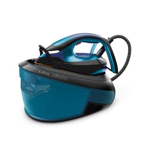 Centrale vapeur Calor Express Vision Reglage Automatique SV8151C0 2800 W Bleu boréal et Noir