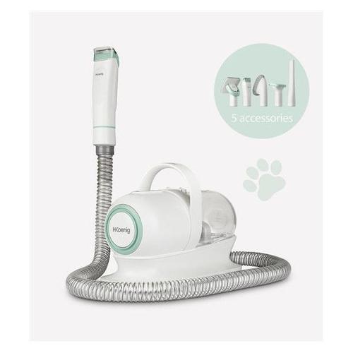 Aspirateur à main pour toilettage animaux H. Koenig PAW400 300 W Blanc