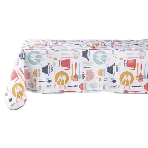 Nappe Rectangulaire Antitache A Table - 150 X 240 Cm - Multicolore