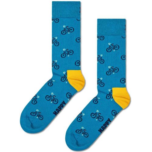 Happy Socks Bike Sock Colour Bleu