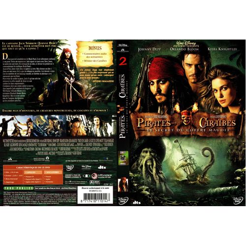 Walt Disney - Pirates Des Caraibes Le Secret Du Coffre Maudit- De Gore Verbinski_J Depp - 136 Mn