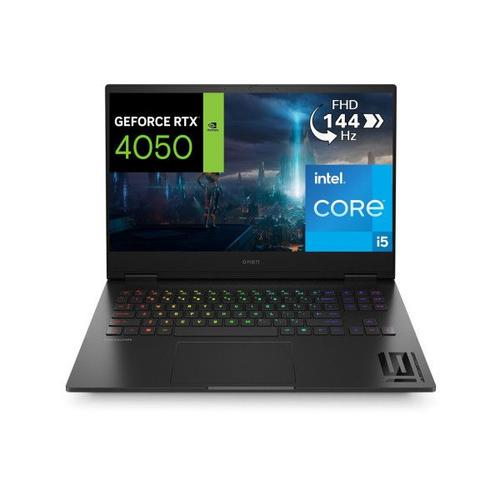 PC portable Hp OMEN GAMING LAPTOP 16-WD0038NF 16" 144 Hz Intel core i5 13420H RAM 16 Go DDR5 512 Go SSD RTX 4050 TGP 120w HP OME