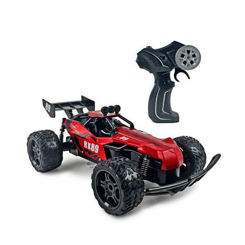 Voiture Télécommandée Turbo Challenge Bte Race Car Rouge Et Noir