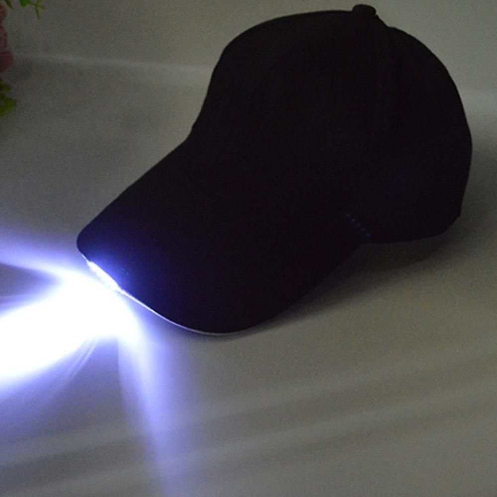 Chapeau De Lampe De Poche Unisexe Casquette De Baseball Avec Lampe Frontale Lumineuse Led Ligh