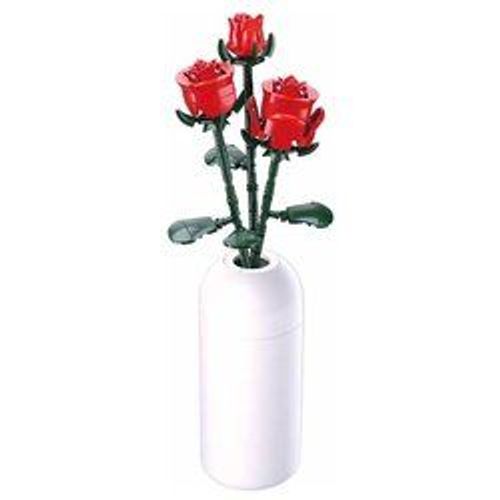 Sluban Constructions Roses rouges avec vase
