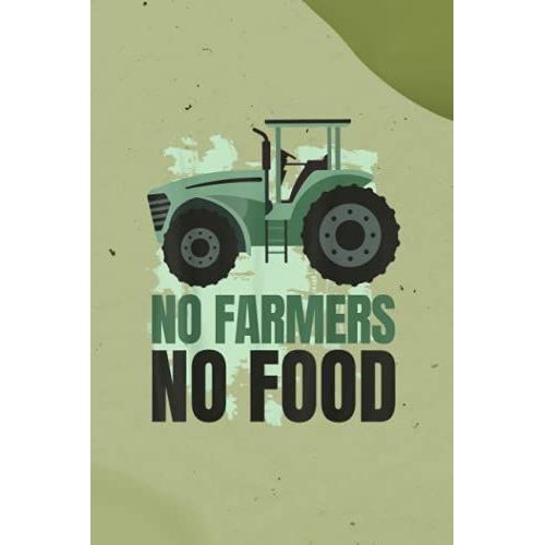 Plants And Lawn Care Log Book | No Farmer No Food Farmer Gift