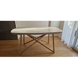 Table À Manger Design Xxl Viaa Céramique 160 X 100 Avec Rallonge