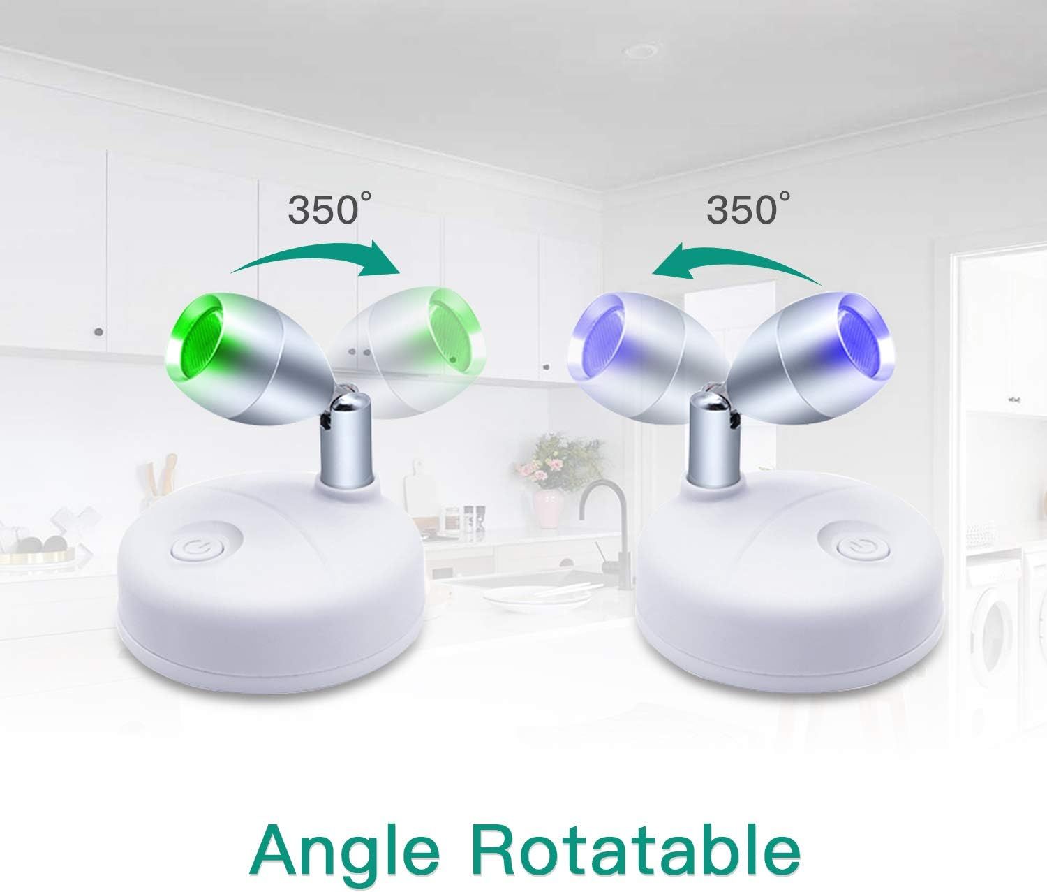 Projecteur Sans Fil Aliment� Par Batterie Avec T�l�commande - 2