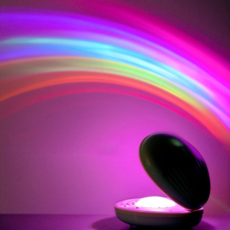 Shell Rainbow Projection Light Photo Supplies Usb Creative R... - 4
