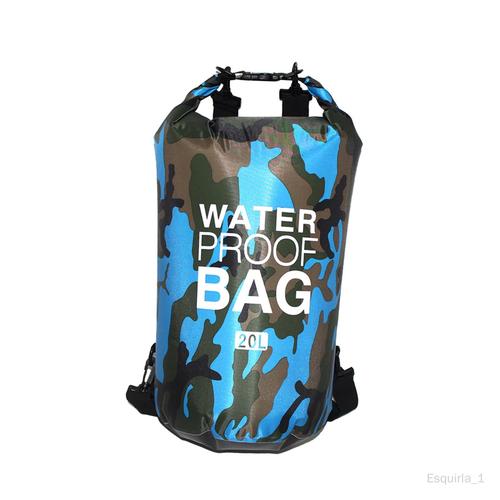 Esquirla Sac Étanche Sac À Dos Roll Up Top Kayak Sac Rafting Sac À Dos Étanche Flottant Pour Bateau Pêche Voile Randonnée Sports De Plein Air , 20l