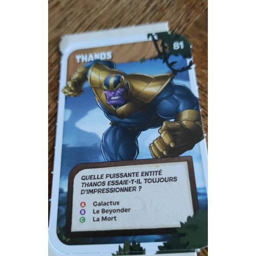 Carte Marvel 2024 Explore L'univers Marvel N 81 Thanos