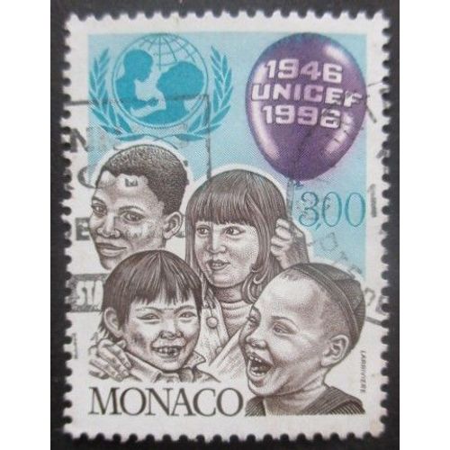 Monaco N°2065 Unicef Oblitéré