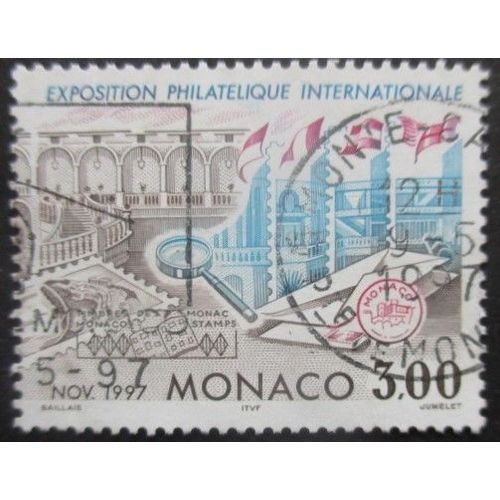 Monaco N°2083 Expo Philatélique Oblitéré