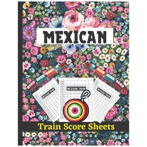 Mexican Train Score Sheets: Simple Mexican Train Dominoes Score She...