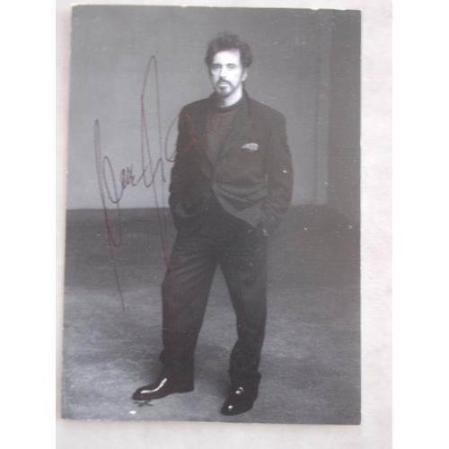 Al Pacino Carte Dedicacee