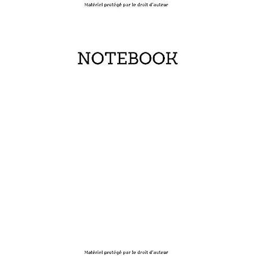 Carnet De Notes : Carnet Non Ligné : Large (21,59 X 27,94) - 100 Pages - Couverture Blanche: (Cahier De Note, Carnet De Notes, Carnet De Gratitude, ... Recette, Agenda, Carnet De Dessin, Bloc Note)