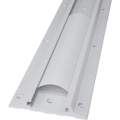 34in Wall Track Bright White