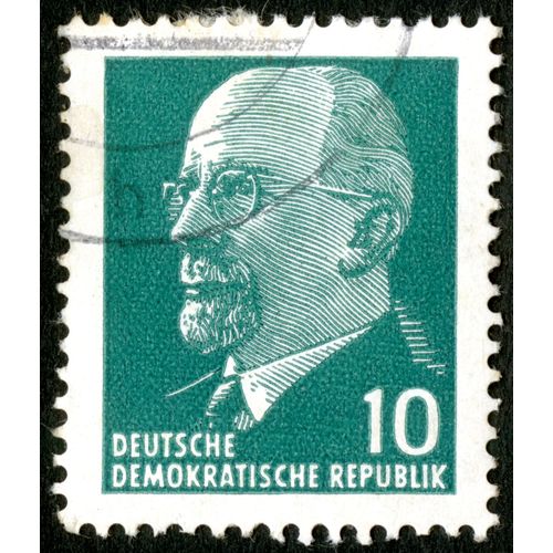 Timbre Oblitéré Deutsche Demokratische Republik 10