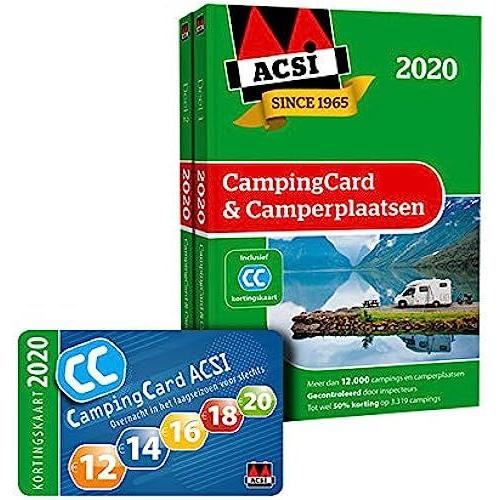 Campingcard & Camperplaatsen 2020: Set 2 Delen (Acsi Campinggids)