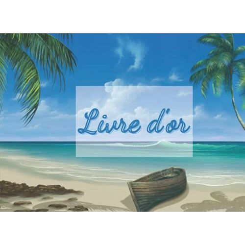 Livre D'or: Incroyable Carnet De Invités Avec Inscription Pour La Location D'une Maison De Vacances De Plage