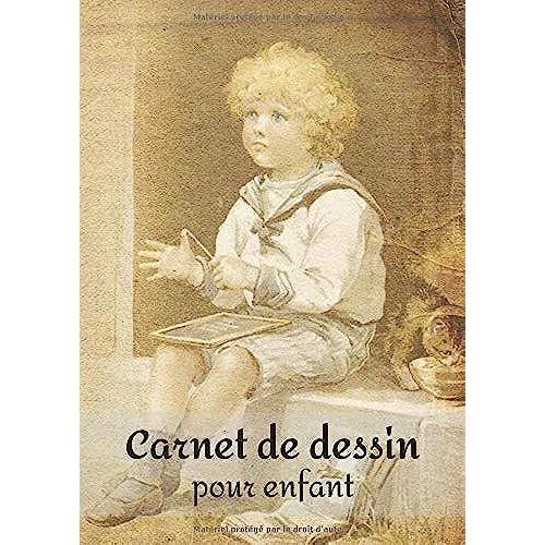 Carnet De Dessin Pour Enfant: Grand Cahier De Dessin Pour Les Enfants (100 Page Blanches, Format A4) - Avec Un Enfant Qui Réfléchit