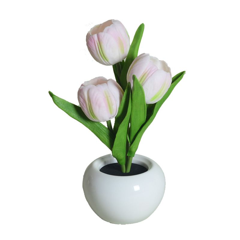 Lampe Led Tulipe Lampe De Table D�corative Int�rieure Simula...