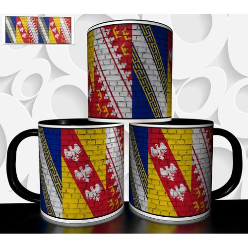 Mug Tasse À Café - Drapeau Region Grand Est 2988
