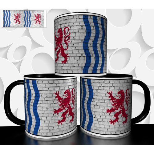 Mug Tasse À Café - Drapeau Region Nouvelle Aquitaine 3008
