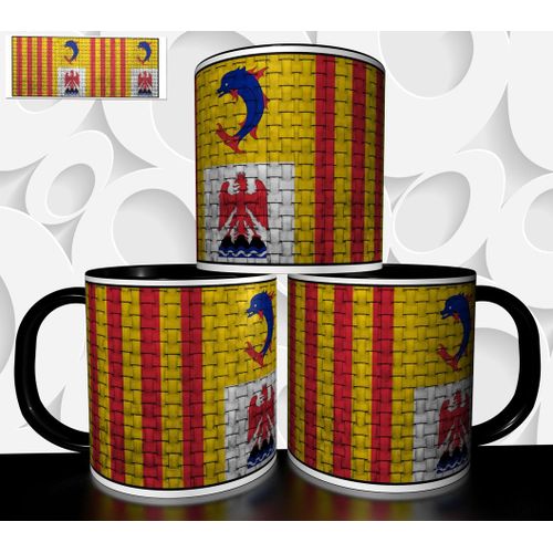 Mug Tasse À Café - Drapeau Region Provence Alpes Cote D'azur 3021