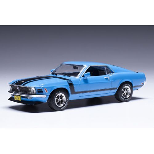 Ford Mustang Boss 302 Bleu 1970 1/43 Ixo-Ixo